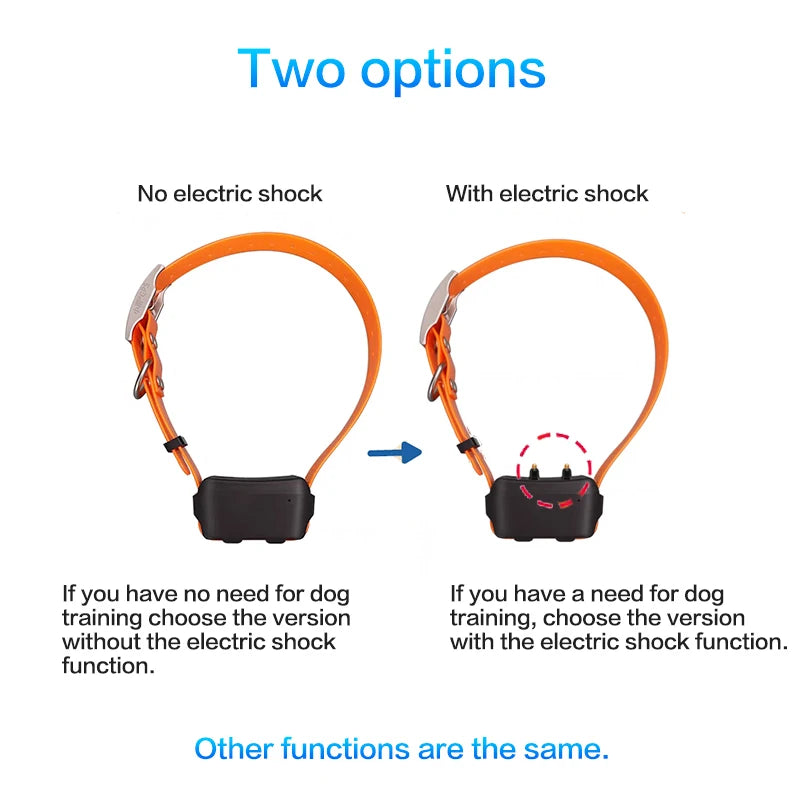 Pet Gps Locator, Hunting Dog Tracker, Dog Training Device, Remote Control, View Via App, Free, Waterproof