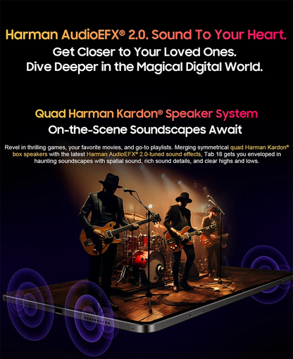 Blackview Tab 18 Tablet - 12" 2.4K FHD+ Display 8GB 256GB MTK Helio G99 8800mAh Pressure Sensitivity