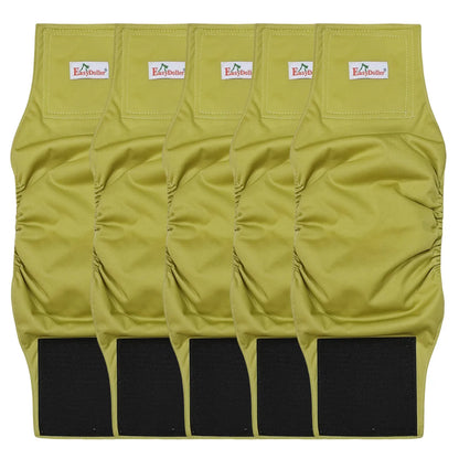 5PCS Washable Male Dog Diaper Comfortable Adjustable Nappy Belly Band Wrap Pee Pant Pet Dogs Leak Proof Sanitary Pants Diapers