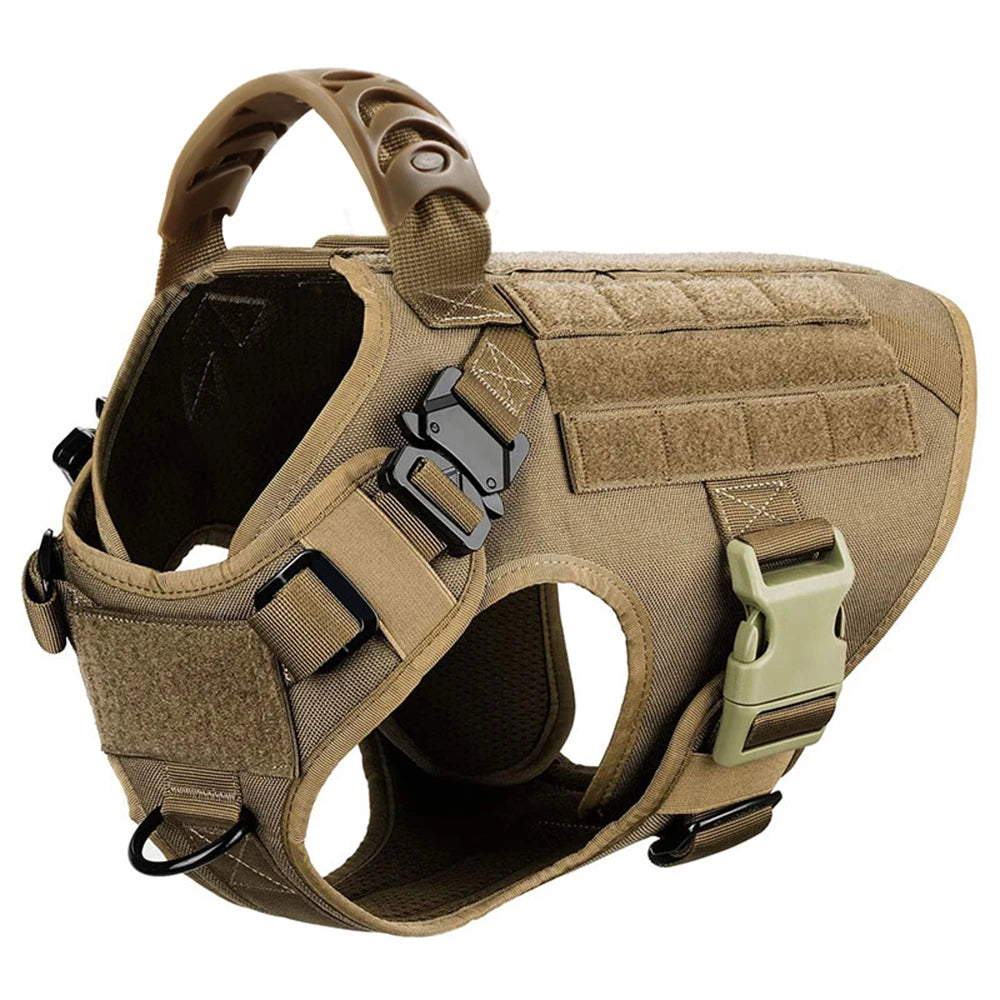 Military Large Dog Harness Pet German Shepherd Malinois Training Vest Tactical Medium Dog Harnesses Hunting For Dogs Accessories