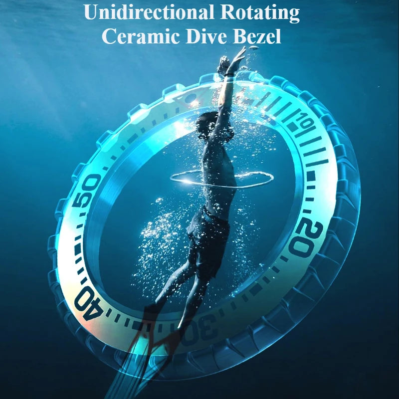 NORTH EDGE Watches for Man TRITON Solar Powered Diving Watch Quartz Wristwatch Stainless Steel Waterproof 300M Luxury Man Watch