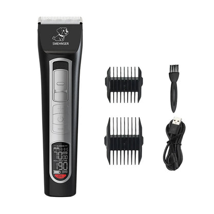 Professional Dog Clippers High Power Dog Hair Cutter Low Noise Pet Trimmer Grooming Clippers with Guard Combs for Animals