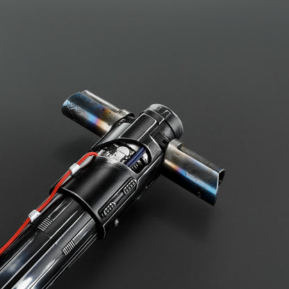 DamienSaber Kylo Ren Lightsaber Metal Hilt Force Heavy Dueling Saber Motion Control with 34 Sound Fonts Sensitive Smooth Swing