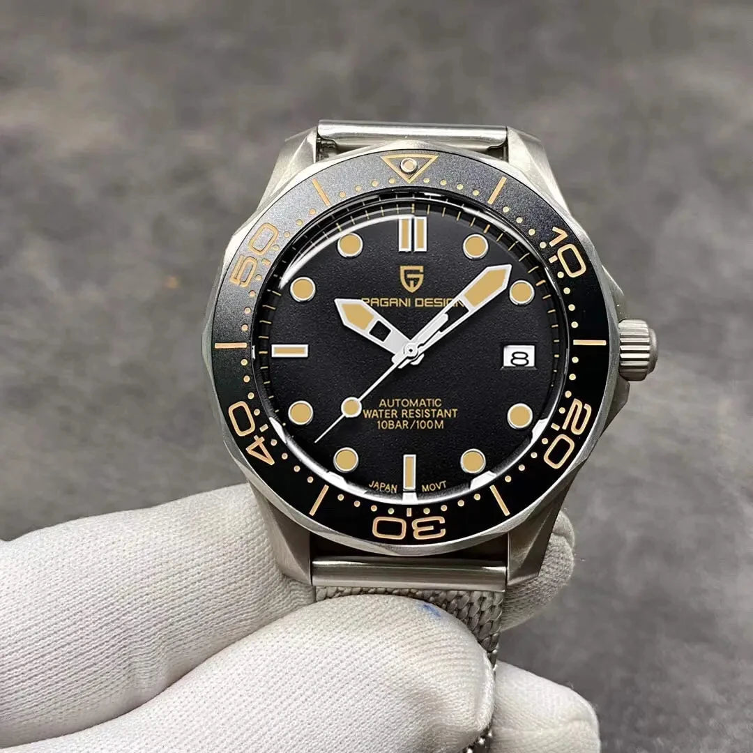 2025 New PAGANI DESIGN 007 Men's Watches Luxury Automatic Watch For Man Mechanical Wristwatches NH35 Men Gift AR Sapphire Mirror