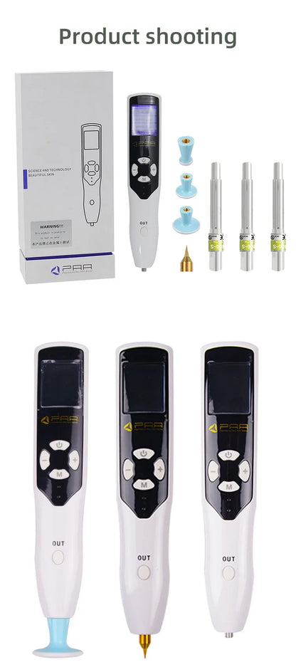Portable 2 In 1 Plasma Ozone For Acne Beauty Plasma Laser Pen For Eye Lift Wrinkle Removal spot Removal Pen mole Remover Pen