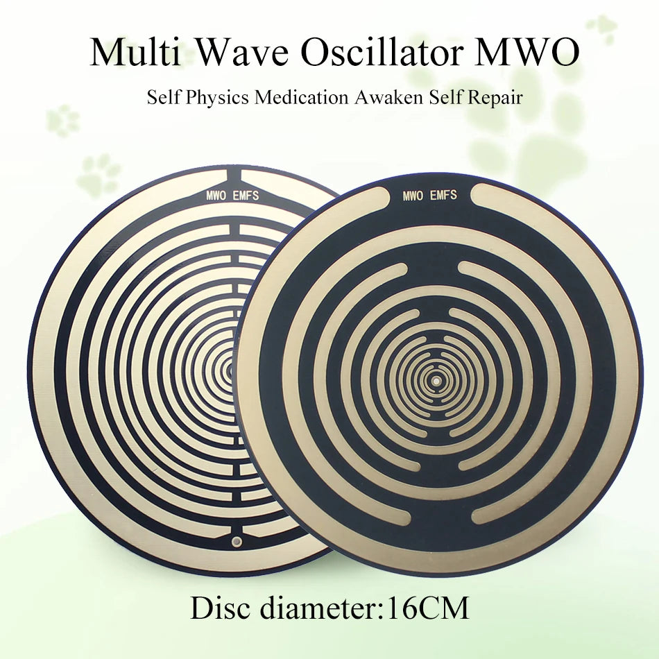 2PCS 16CM Lakhovsky's Multi Wave Oscillator MWO Ornaments Provide the Energy Polarizing Disc On Our Desk or Wall Gift