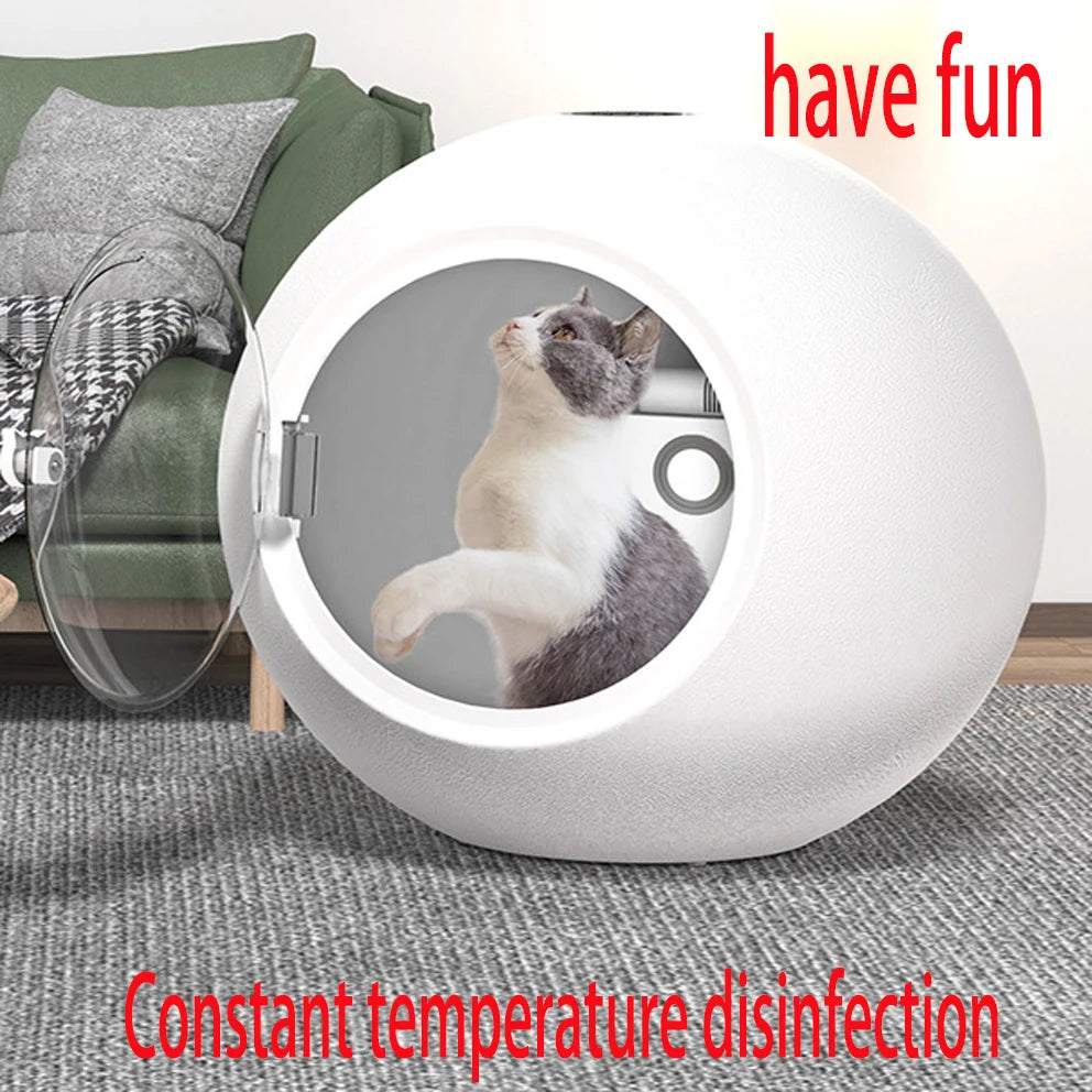 Pet intelligent constant temperature disinfection box, cat and dog, home use, hair blowing, water drying