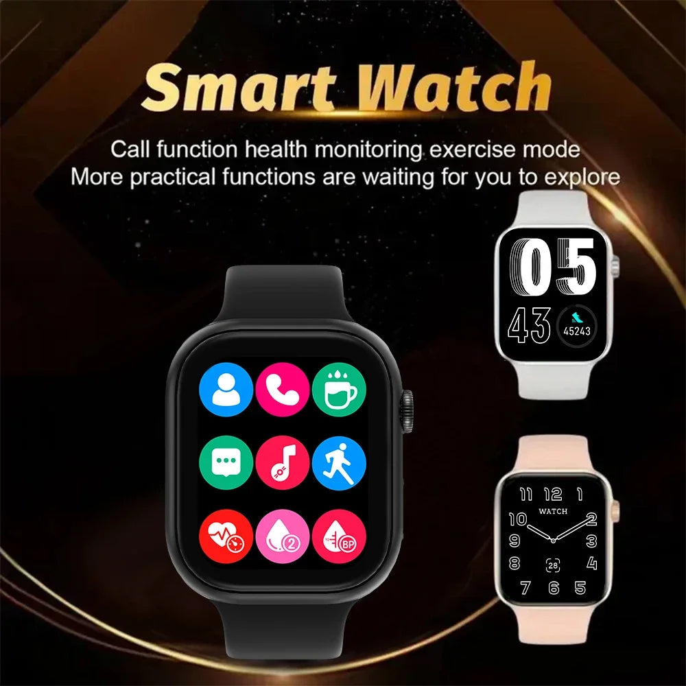 2025 Smartwatch - 1.73" Screen Bluetooth Call Blood Oxygen Monitor