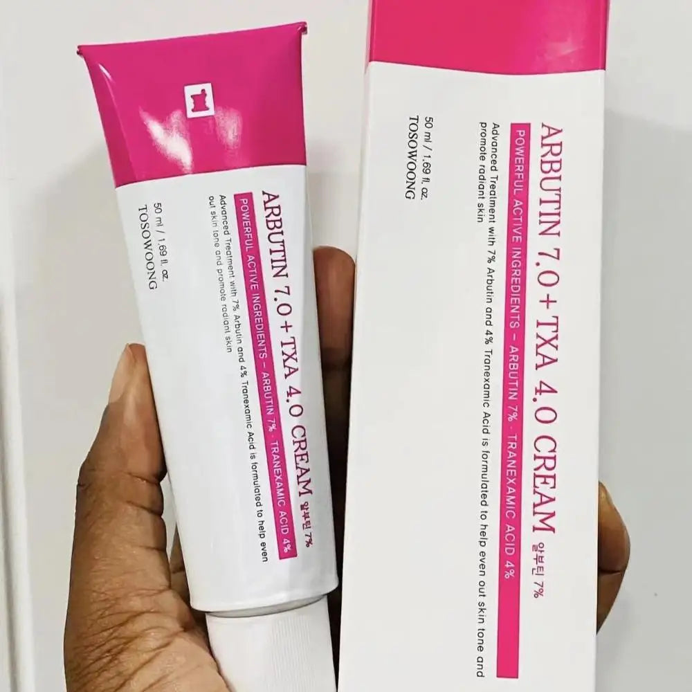 Korean Original Brand Face Cream Tosowoong Arbutin 7% + Tranexamic Acid 4% Fade Pigmentation Even Skin Tone New 50ml Facial Care