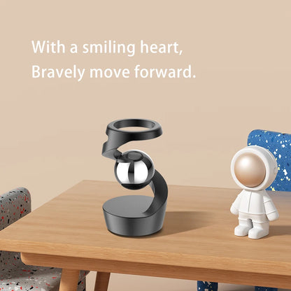 Adult Desktop Stress Relief Toy Aluminum Alloy Decompression Hypnosis Rotary Gyro Fingertip Kinetic levitating Spinner Gift