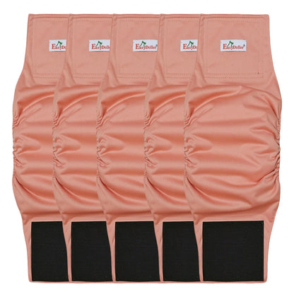 5PCS Washable Male Dog Diaper Comfortable Adjustable Nappy Belly Band Wrap Pee Pant Pet Dogs Leak Proof Sanitary Pants Diapers