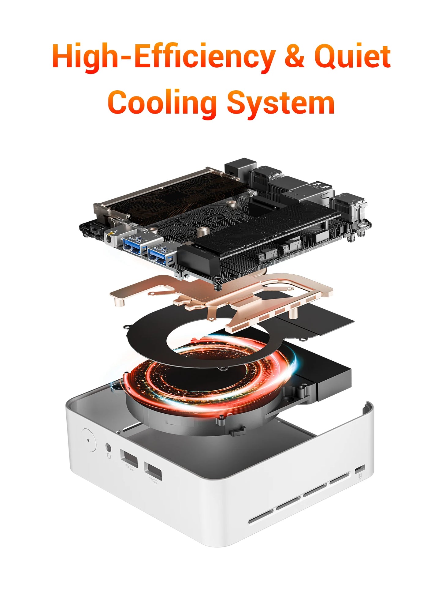 FIREBAT R2 Mini PC AMD Ryzen 5 3500U (Beats N150/N97)  16GB RAM 512GB SSD Desktop Mini Computers WIFI5 BT5.2 Dual 4k Display