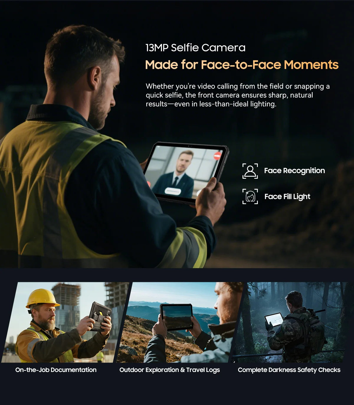 Blackview Active 7 RuggedTablet 11-inch  FHD+ Display Octa-core Android IP68&IP69K 10000mAh 45W Charger Outdoor Pad PC