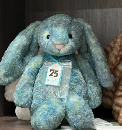 New 30cm Monet Bunny Plush Doll 25th Anniversary New Shy Blue Oil Painting Rabbit Home Decoration Cat And Dog Toy Pet Gift