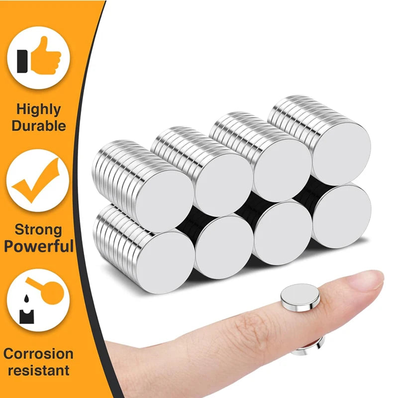 Super Powerful Magnets Strong Disc Magnets for Fridge DIY Decoration Scientific Craft 5x2 6x2 8x2 8x3 10x2 10x3 12x2 12x3 15x2