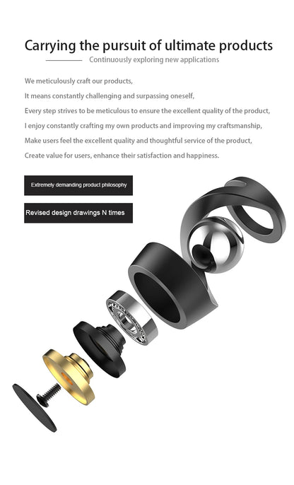 Adult Desktop Stress Relief Toy Aluminum Alloy Decompression Hypnosis Rotary Gyro Fingertip Kinetic levitating Spinner Gift