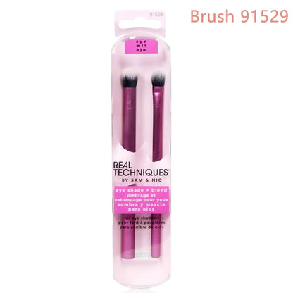 Real Techniques makeup brushes set for cosmetic foundation powder blush eyeshadow kabuki blending make up brush beauty tool 1415