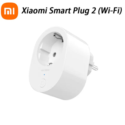 Global Version Xiaomi Mi Smart Plug 2 (Wi-Fi) Wireless Switch 3680W Max EU Power Adapter Socket Remote Control Google Assistant