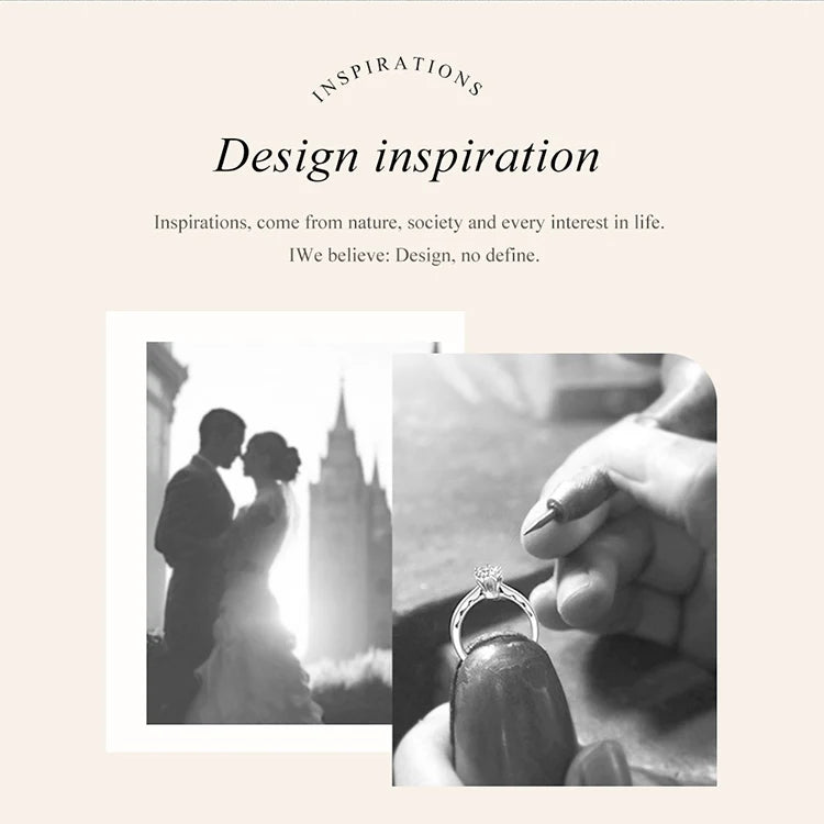 BAMOER 4 Prongs Moissanite Earrings for Women Solid 925 Sterling Silver 2CT VVS1 Lab Diamond Sparkling Classic Wedding Jewelry