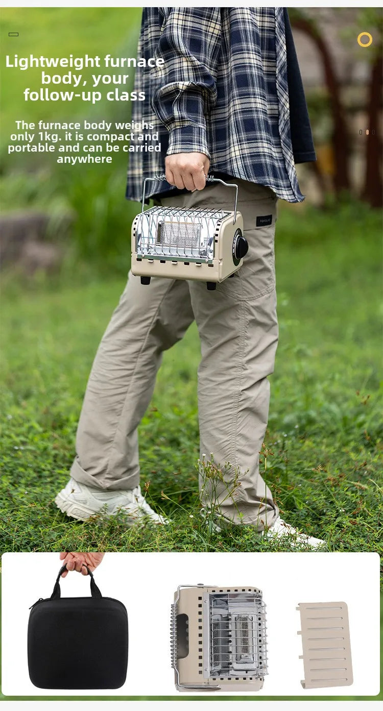 Outdoor Mini Heating Stove Camping Gas Stove Fishing Camping Heater Outdoor Portable Car 2024 Winter Camping Outdoor Supplies