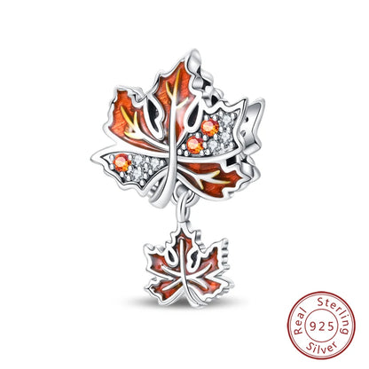 Charms Luminous Firefly Stars Cherry S925 Silver Pendants Beads 3mm DIY Party Christmas Fine Jewelry Making Gifts