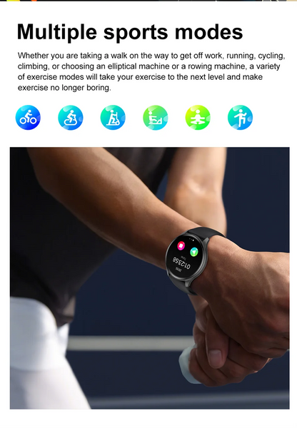 2025 New For Xiaomi Huawei 1.43 inches Bluetooth Call Smartwatch Women Men AMOLED 466*466 HD Pixel Display Smartwatches Ladies