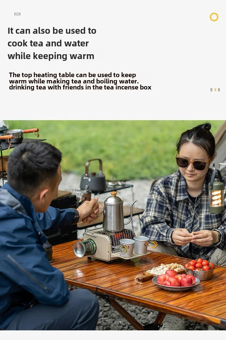 Outdoor Mini Heating Stove Camping Gas Stove Fishing Camping Heater Outdoor Portable Car 2024 Winter Camping Outdoor Supplies