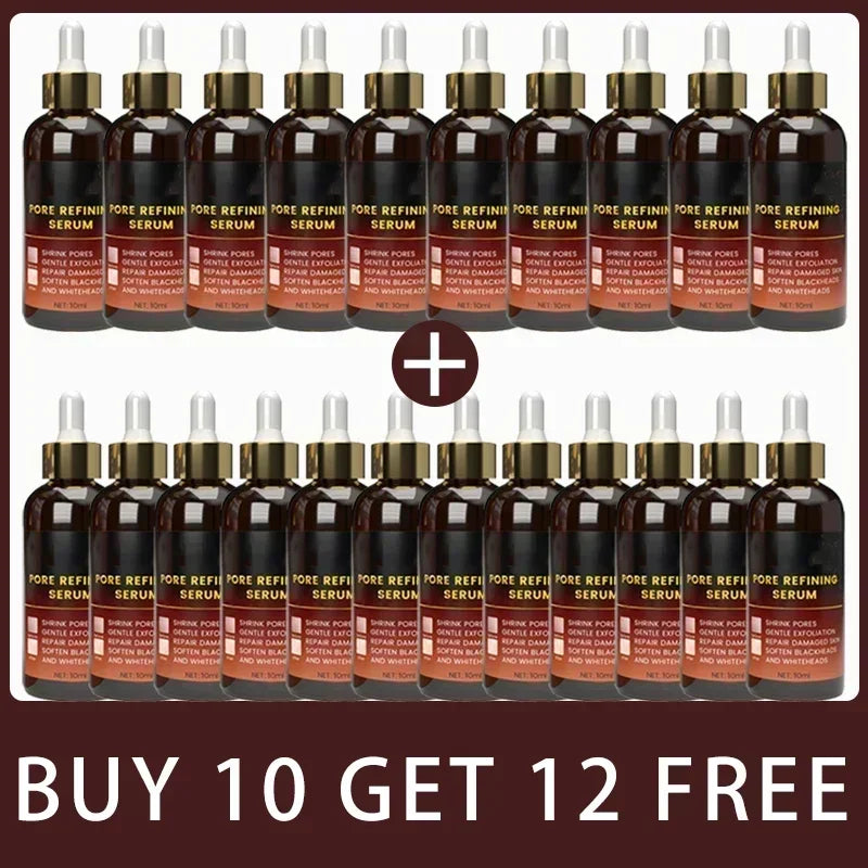 Pore Minimizing Serum Acid Shrink Pores Removing Large Pores Blackheads face Moisturizing Brightning Skin Care Essence Oil