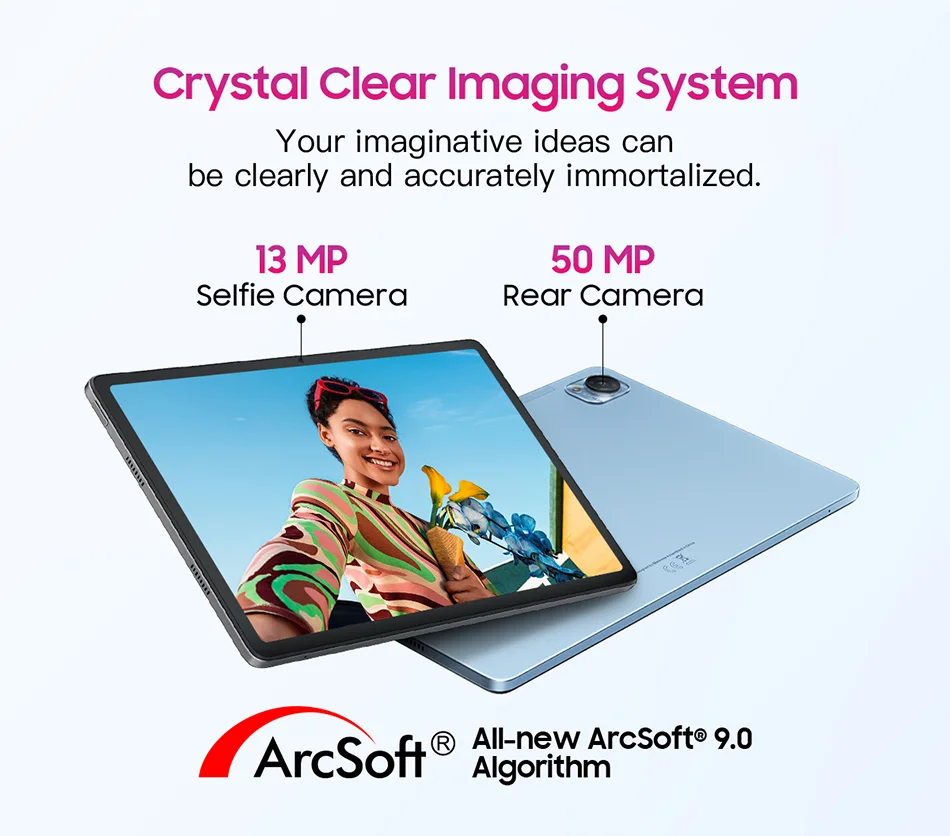 【World Premiere】Blackview MEGA 1 Tablet 11.5 inch 2.4K 120Hz Display 8GB 256GB 50MP+13MP Camera 8800mAh 33W Fast Charging Pad P