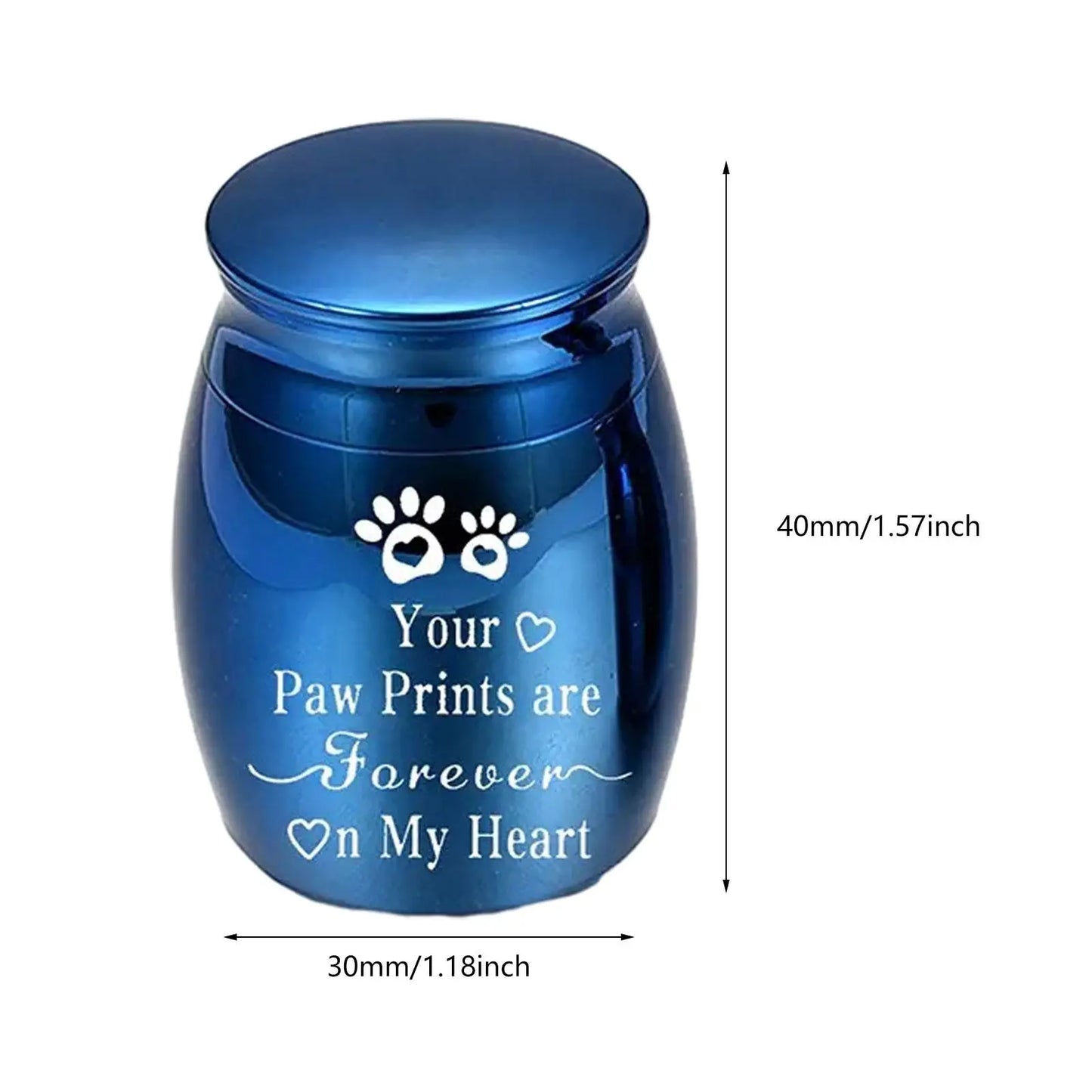 Dog Cat Ashes Funeral Cremation Urn Remembrance Gift Retain Memories Pet Burial Durable Stainless Steel Pet Urn Premium Urn