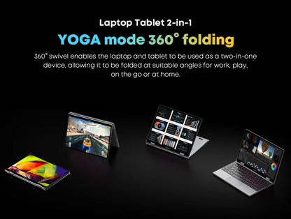 CHUWI MiniBook X 2025 2-in-1 Laptop Tablet Intel N150 CPU 10.51' FHD IPS Screen 12GB LPDDR5 512G SSD Windows 11 Notebook PC