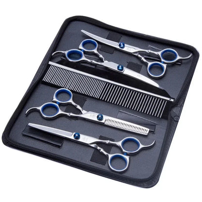 6 Inch Dogs Grooming Scissors Stainless Steel Pet Hairdresser Scissors For Dogs Professional Animal Barber Cutting Tools