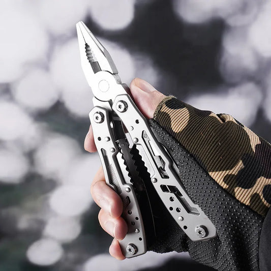 Folding Multi-tool Pocket Knife Pliers Mini Portable Fold Outdoor Hunting Survival Rescue Tactical Multipurpose Repair Tool