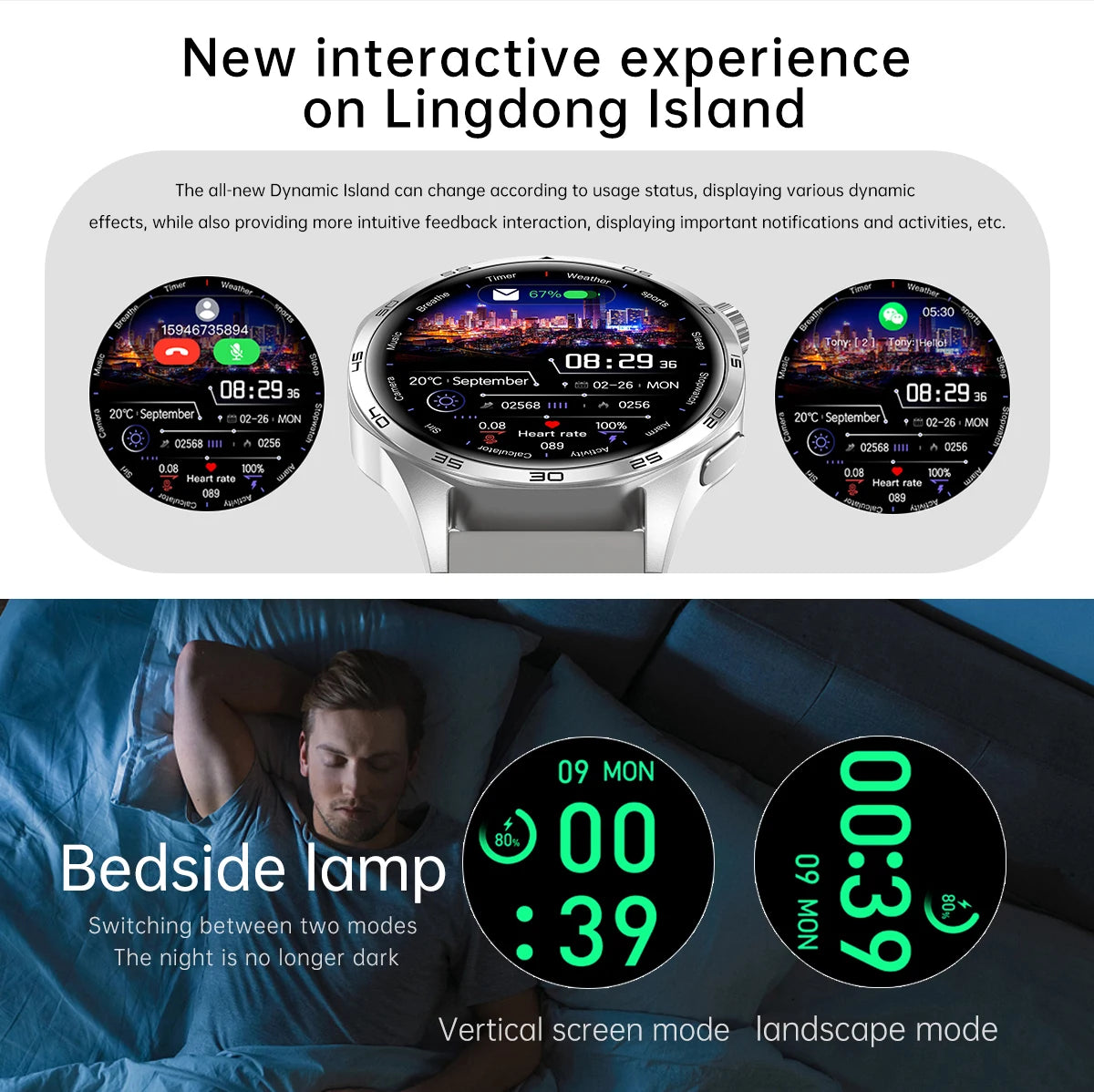 New Huawei Watch GT5 Pro Smart Watch 1.53 Inch HD AMOLED Screen NFC GPS Tracker Bluetooth Call Health Monitoring Watch Men Women