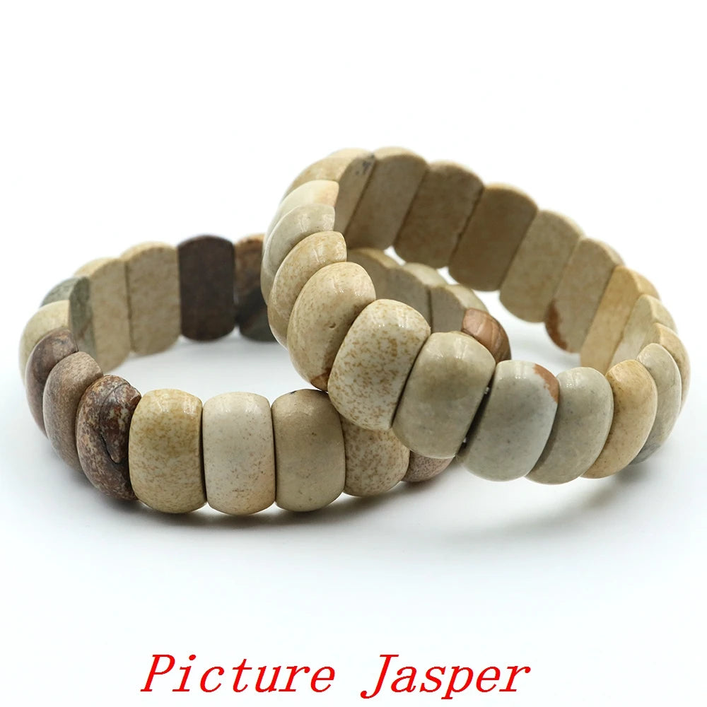 Natural Amethyst Gemstone Beads Bracelet Energy Stone Chakras Elastic Rope Healing Crystal Bangle Jewelry Woman Birthstone Gifts