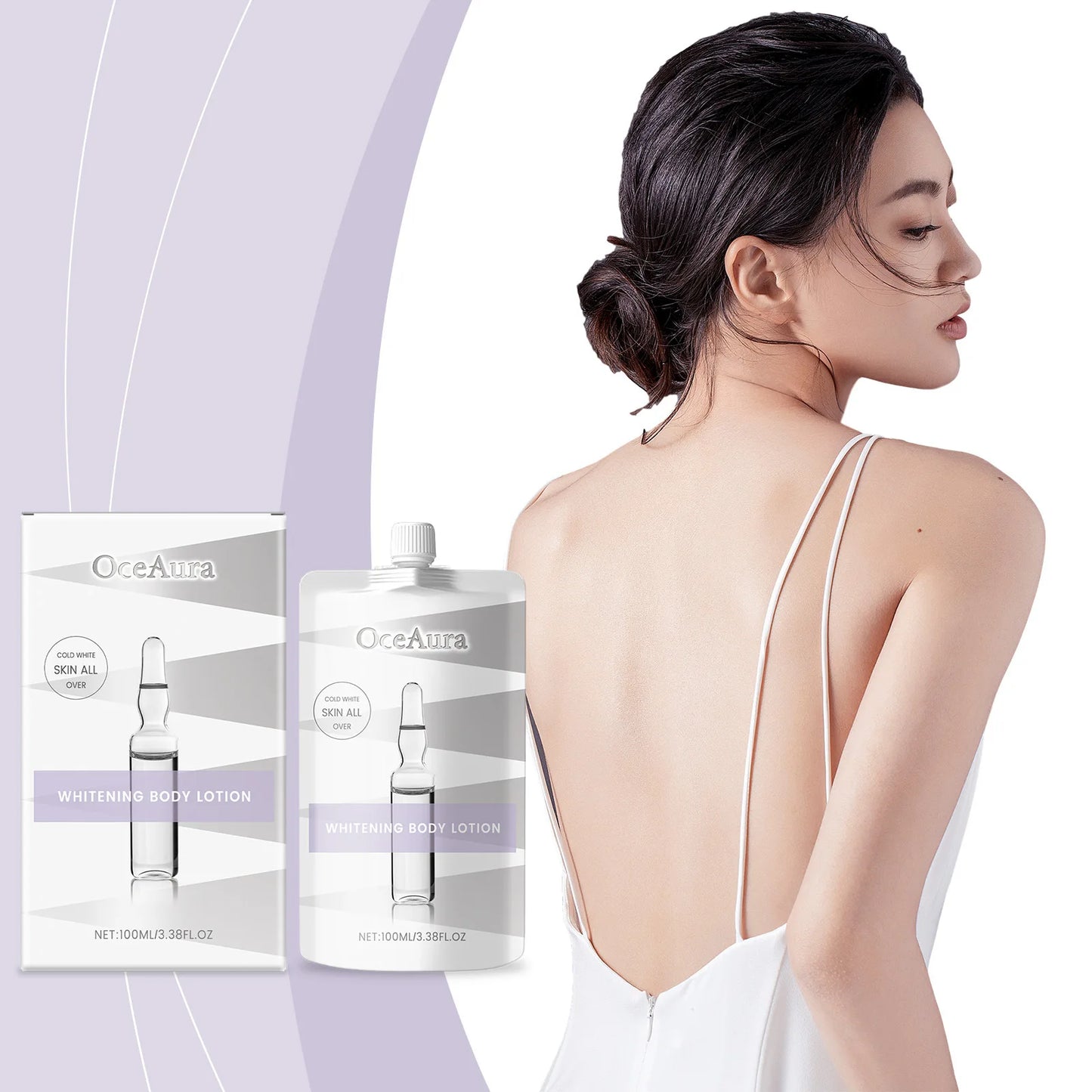 OCEAURA Whitening Moisturizing Chicken Skin Body Lotion Niacinamide Whitening Moisturizing Brightening Skin Lotion