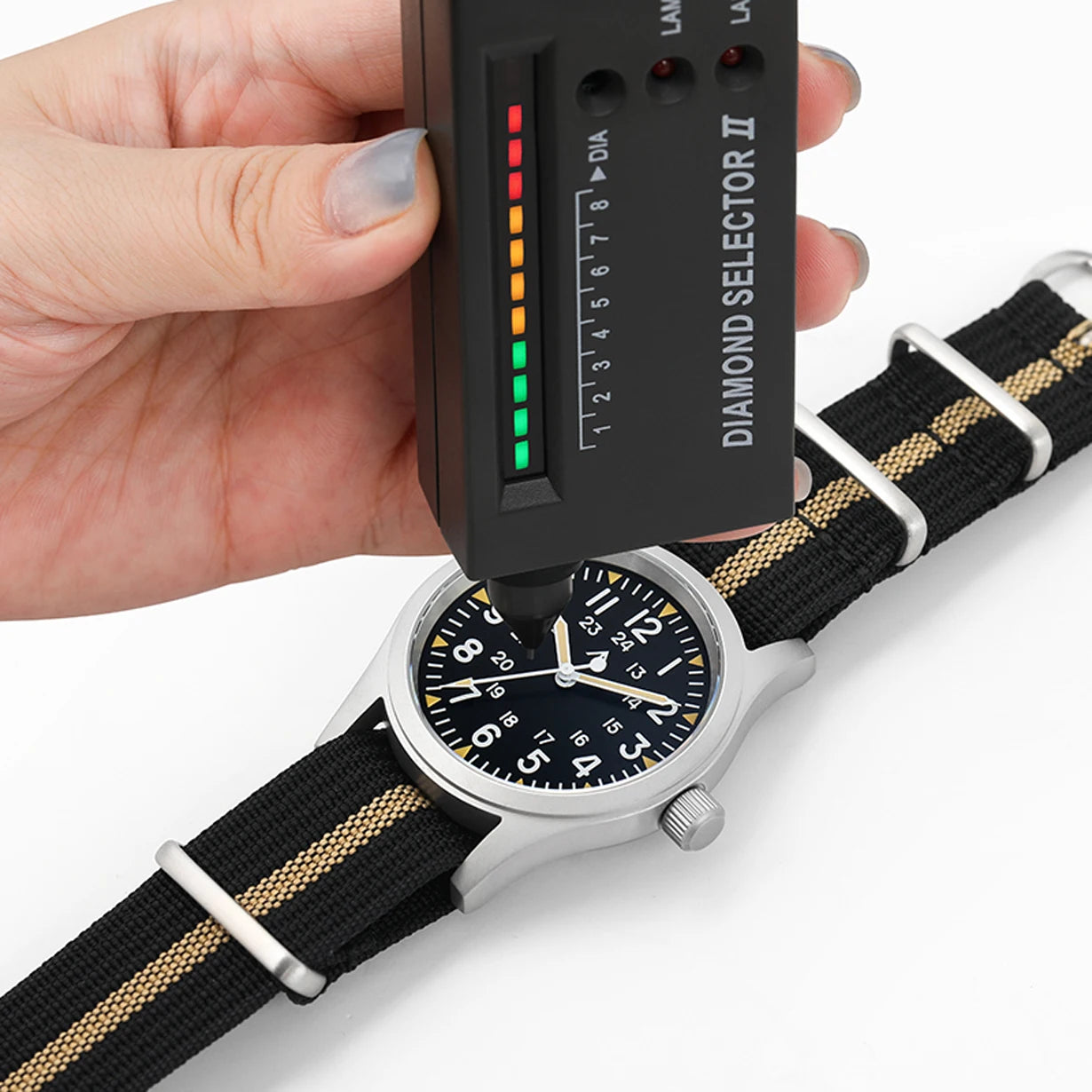 Militado ML05 38mm Vintage Watch VH31 Quartz Movement Field Watches Domed Sapphire Crystal With High Clear AR Coating Wristwatch