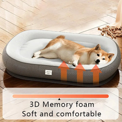 Dog & Cat Bed – Soft Cushion Blanket Basket for Small, Medium & Large Pets