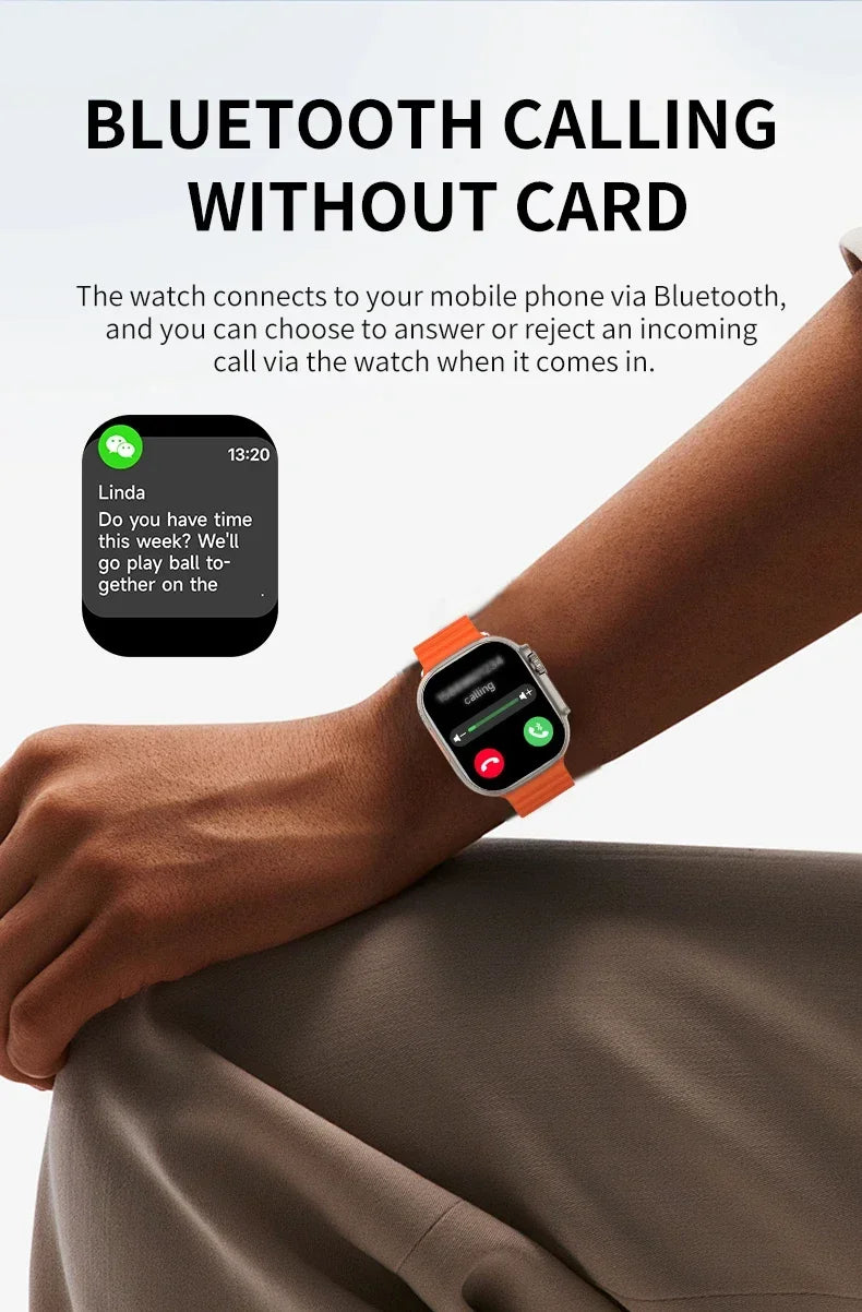 BW9 Pro Smartwatch - Independent SIM card calling, dual-core CPU, 2D graphics enhancement and an ultra-long 400mAh battery life