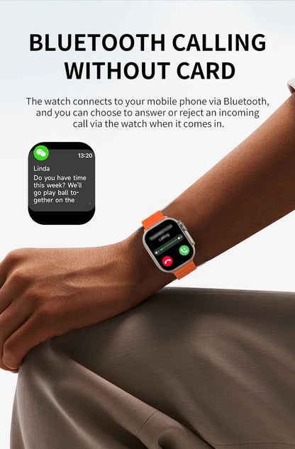 BW9 Pro Smartwatch - Independent SIM card calling, dual-core CPU, 2D graphics enhancement and an ultra-long 400mAh battery life