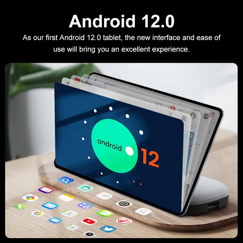 New Global Pad 6 Pro HD Screen 11.6-inch Tablet Snapdragon 870 Android 12 10000mAh 16GB+1TB tablette PC 5G Dual SIM Card Or WIFI