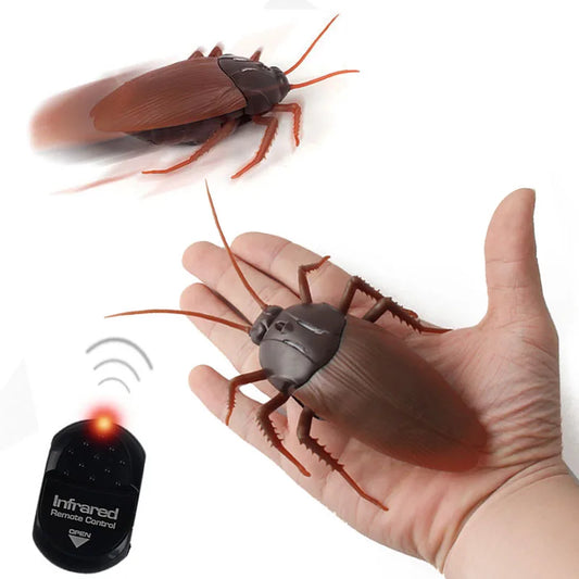 Trick Electric Cockroach Pet: RC Simulation Spider, Robotic Remote Ant Toy, Halloween Xmas Mini Gift, Adult Prank Insect
