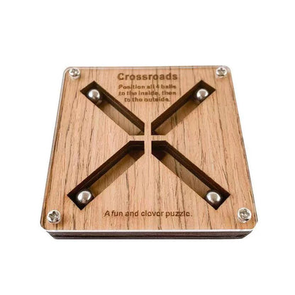 Crossroad Puzzle Labyrinth Maze Wooden Puzzles For Adults Children Brain Games Juegos De Ingenio Y Logica Very Difficult