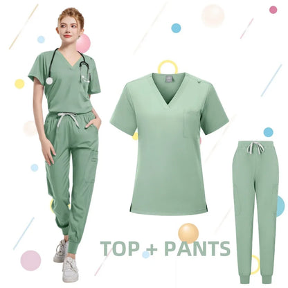 Nurse's Dress Separate Set Women's Oral Dental Surgery Cosmetic Plastic Surgery Hospital Doctor's Uniform Nurse Uniform