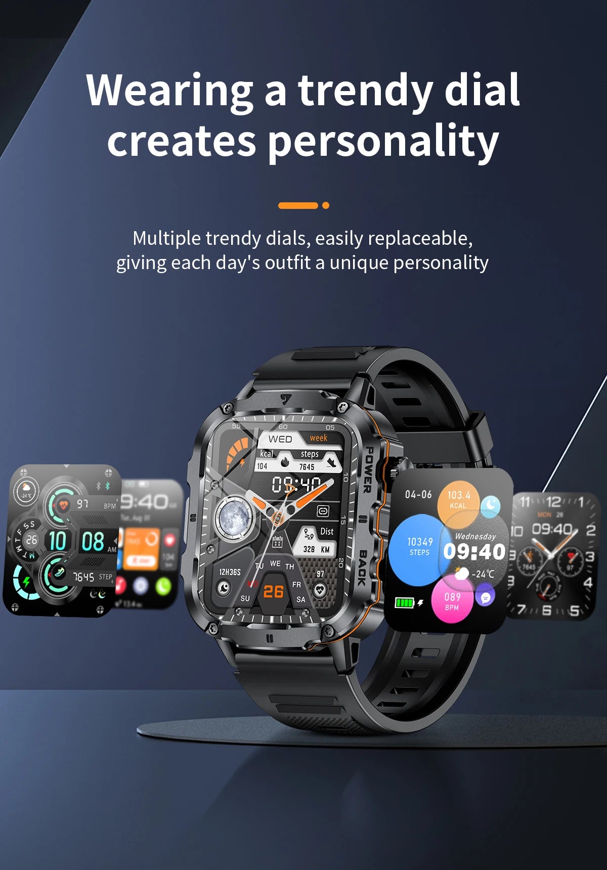 LIGE 2025 Rugged Military Smart Watch Men Outdoor Watches lP68 Waterproof 1.95" Al Voice BT Call Man Smartwatch For Android IOS