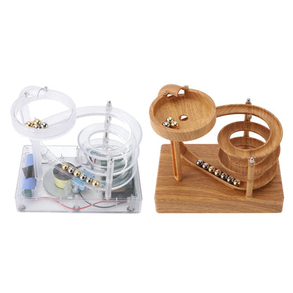 Art Perpetual Motion Machine Ornament Relieve Stress Rolling Ball Perpetual Motion Machine Decoration for Playing
