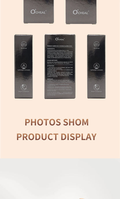 Ocheal Face Foundation Contour Stick Long-wear Lightweight Brighten Stick  Face Concealer Blemish Contouring Beauty Makeup