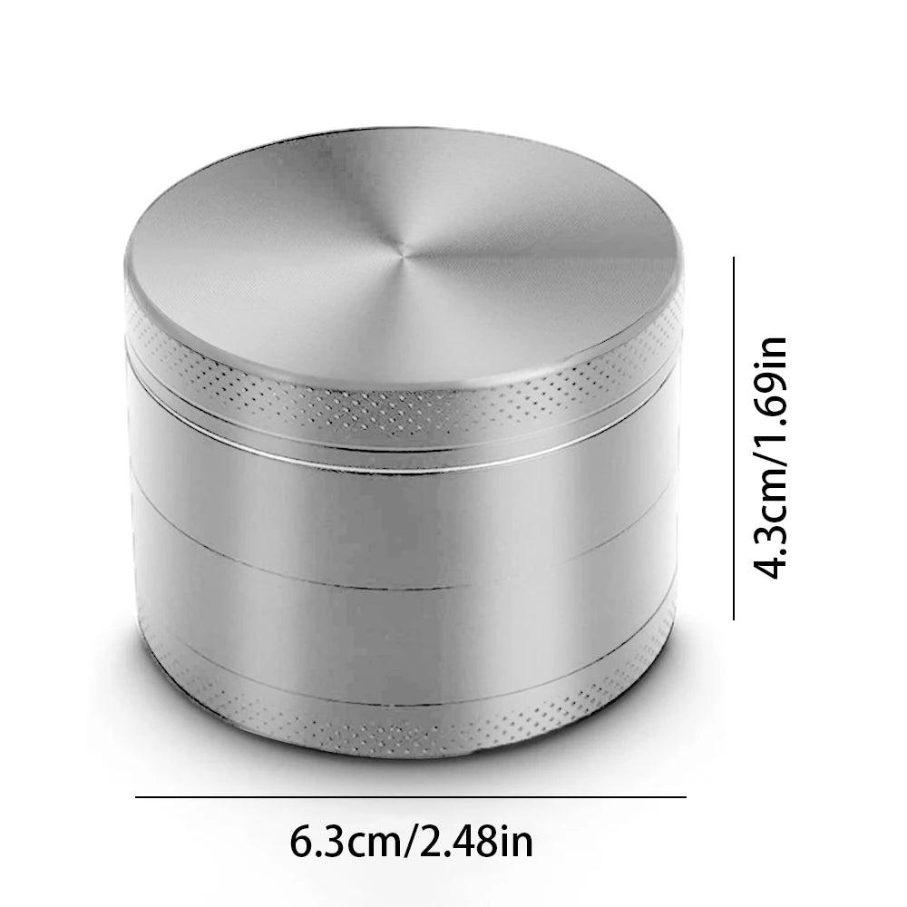 4 Layers Premium Zinc Alloy Herb Grinders for Smoking, Multifunctional Crusher,Grass Grinders,Tobacco Smoking Gadgets