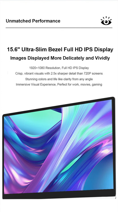 Xiaman 15.6" Gaming Laptop - Intel Celeron N5095 16GB DDR4 1TB SSD Windows 11 1080P