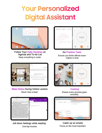 Blackview Tab 18 Tablet - 12" 2.4K FHD+ Display 8GB 256GB MTK Helio G99 8800mAh Pressure Sensitivity